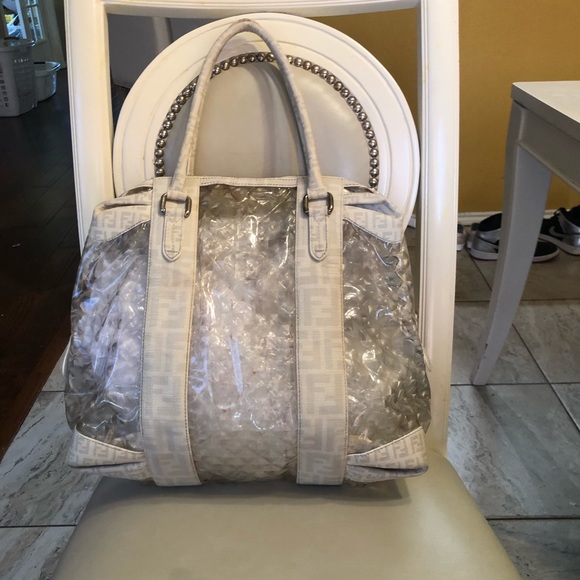 clear fendi purse